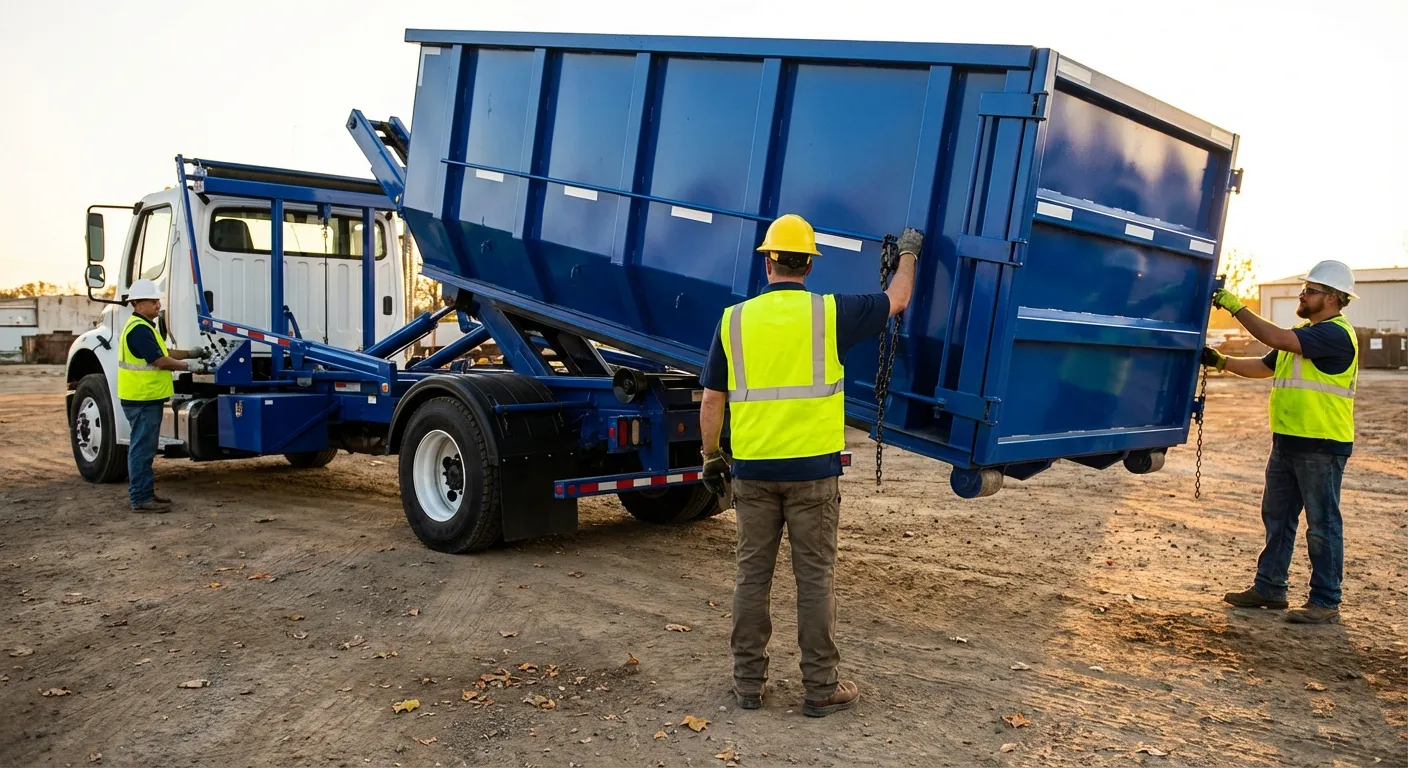 Commercial debris containment dumpster in Colorado Springs, CO
