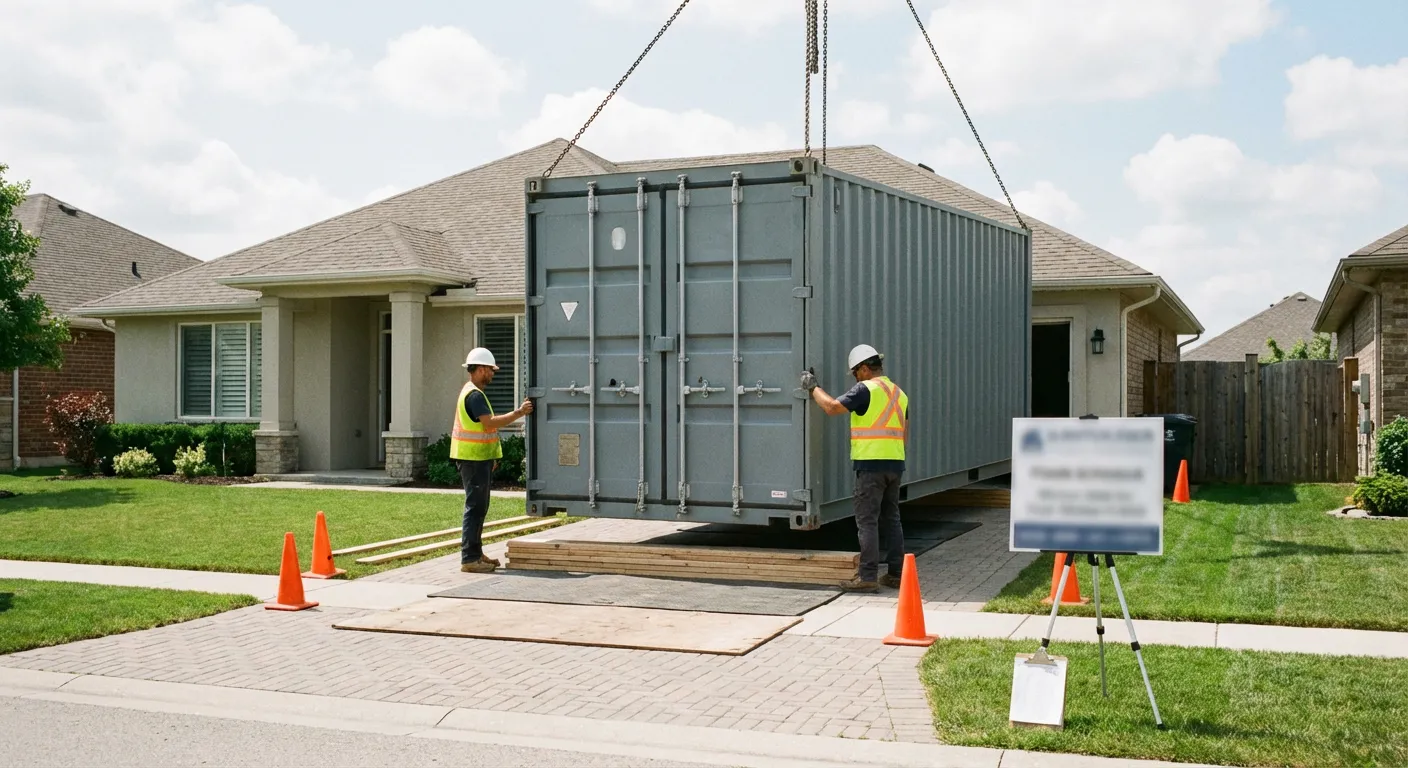 Safety inspection of dumpster placement site in Colorado Springs, CO