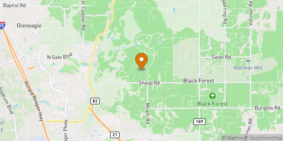 neighborhood map neighborhood map in Colorado Springs, CO